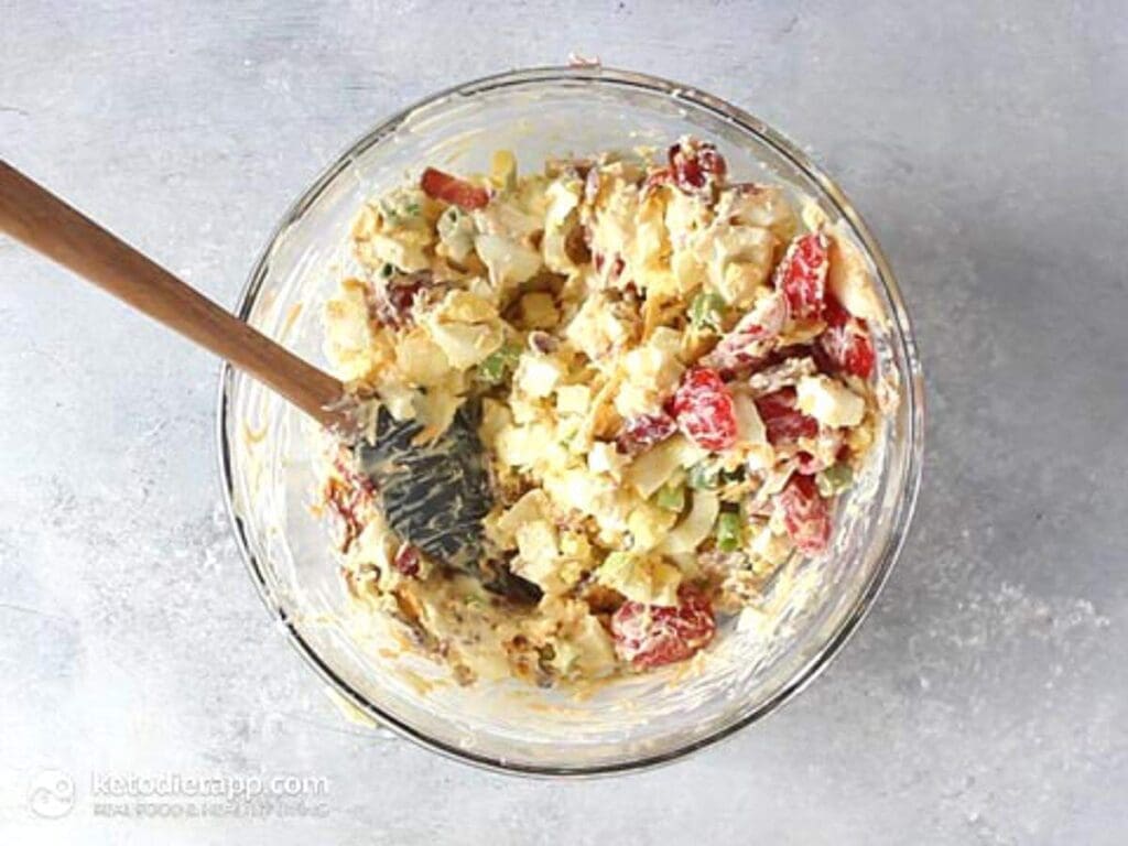 Keto Loaded Egg Salad