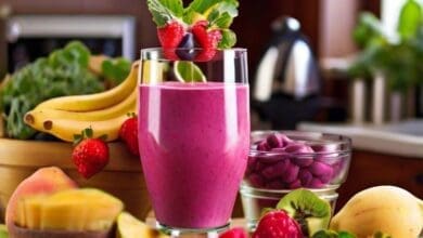 Weight Loss Smoothie Preparation