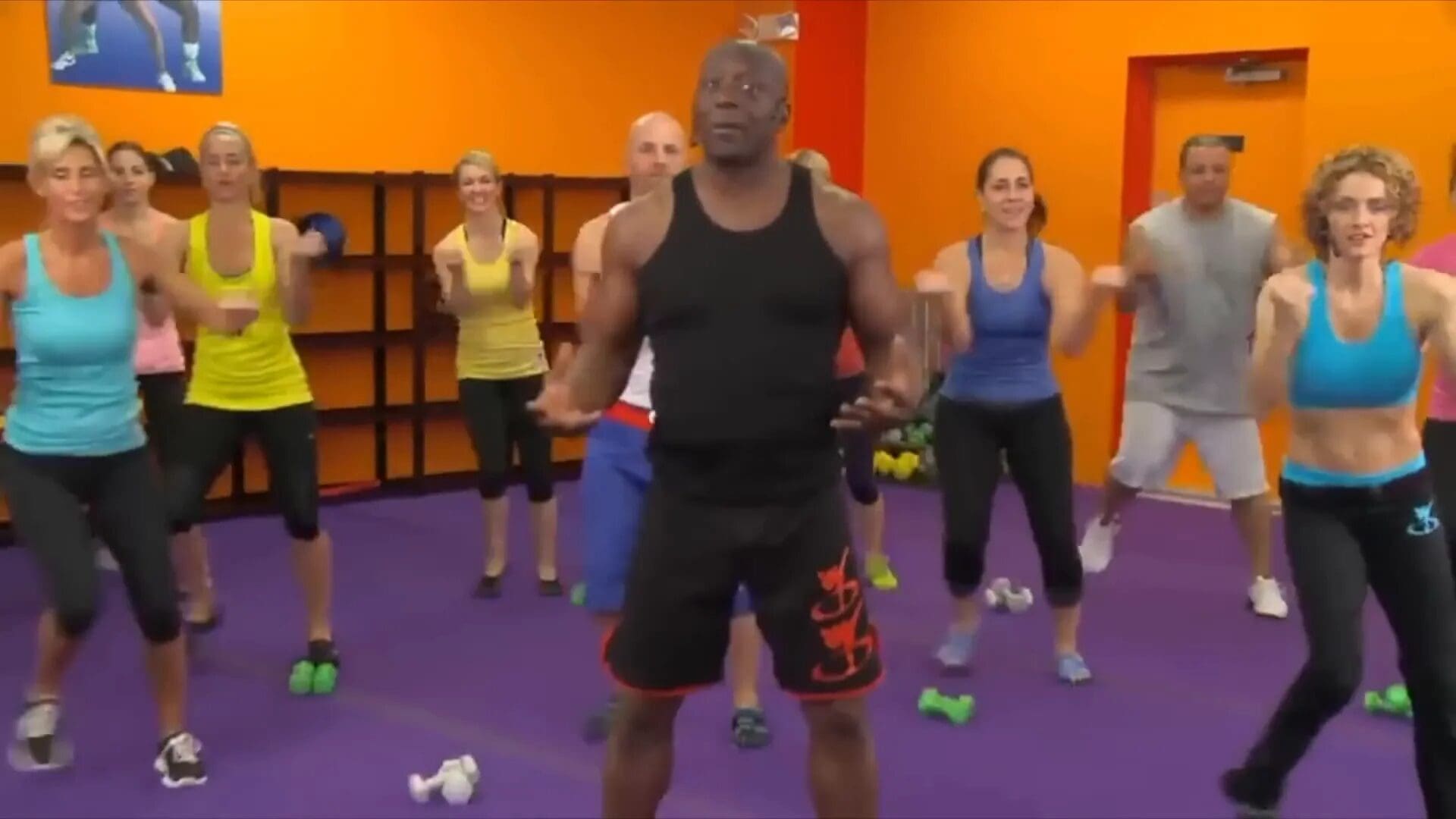 A Taibo workout session showcasing energetic movements